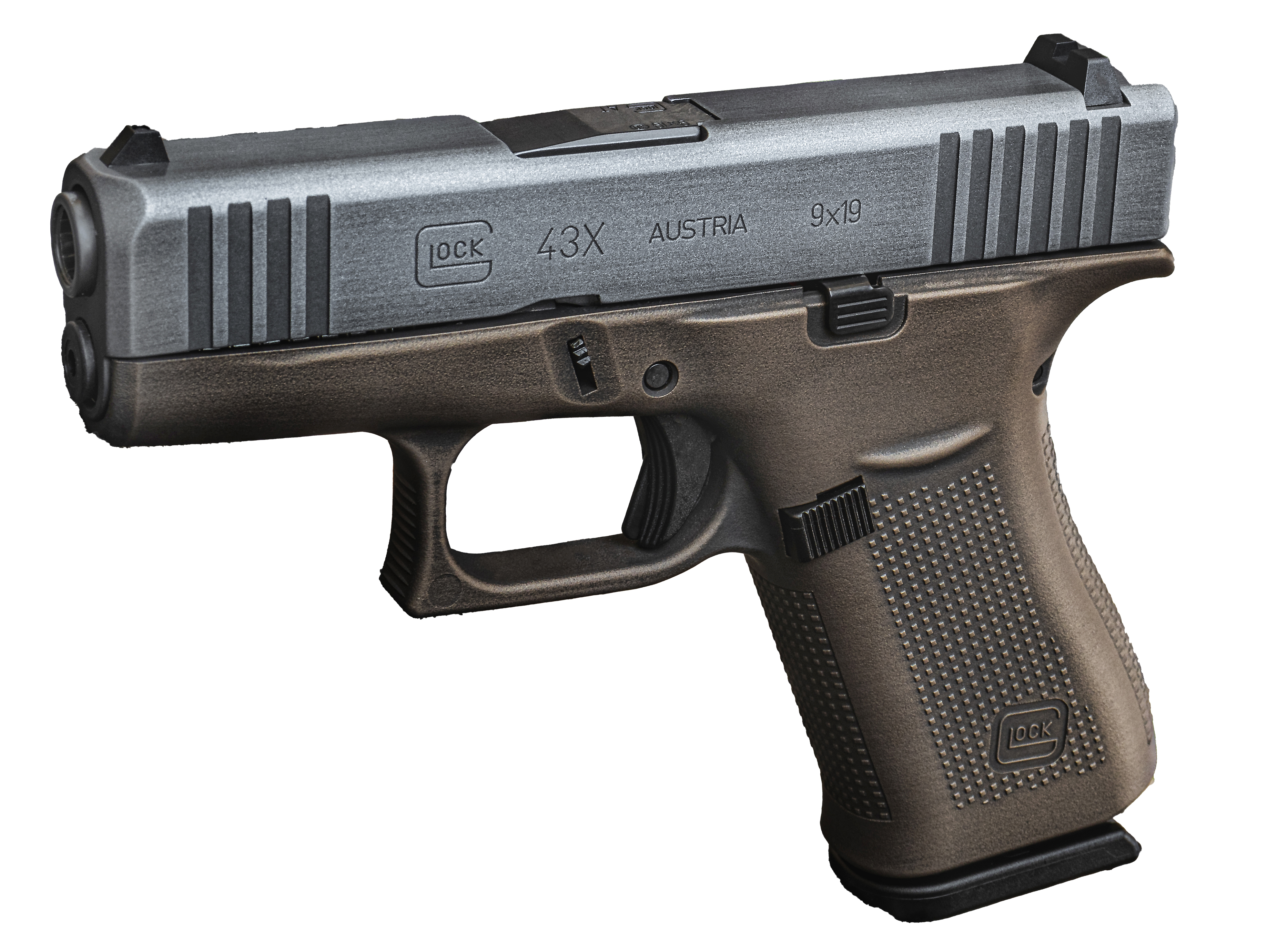 GLOCK 43X 9MM PLUNDERER SILVER BRONZE BATTLE SCT - Pistols